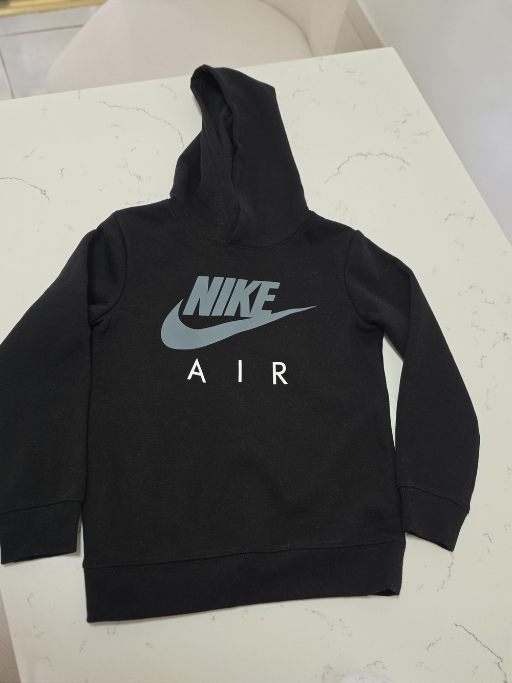 Nike Kids' Black Air Logo Hoodie